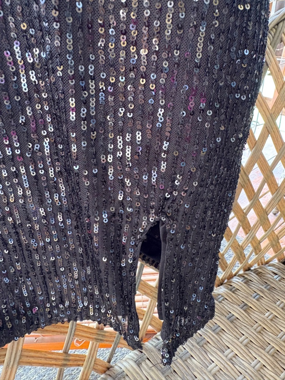 Forever 21 Black Sequin Halter Mini Dress - Picture 4 of 5